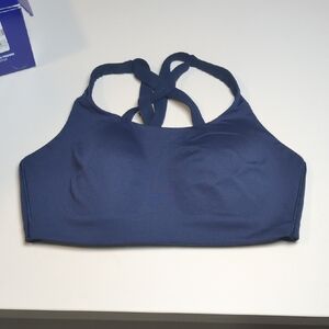 lululemon athletica Navy Cross-Strap Sports Bra